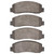 DFC 5000 Advanced Semi-Metallic Front Brake Pads, Ford F-350 Super Duty 4WD 2005-2012