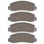 DFC 5000 Advanced Semi-Metallic Front Brake Pads, Ford F-350 Super Duty 4WD 2005-2012