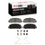 DFC 5000 Advanced Semi-Metallic Front Brake Pads and Hardware Kit, Mazda RX-7 1984-1991