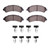 DFC 4000 HybriDynamic Front Brake Pads and Hardware Kit, Chevrolet S10 1997-2005