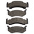 DFC 5000 Advanced Semi-Metallic Front Brake Pads, Chrysler New Yorker 1973-1997