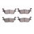 DFC 5000 Advanced Ceramic Rear Brake Pads, Hummer H3T 2006-2010