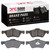 DFC 5000 Advanced Ceramic Front Brake Pads and Hardware Kit, Ford Escape 2009-2012