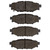 DFC 5000 Advanced Ceramic Rear Brake Pads, Subaru Impreza 2005-2023