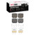 DFC 5000 Advanced Ceramic Front Brake Pads and Hardware Kit, Nissan 620 Pickup 1969-1983