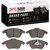 DFC 5000 Advanced Ceramic Front Brake Pads, Volkswagen Jetta Sedan 2005-2019