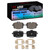 DFC 12-19 BMW M5 Rear 4000 HybriDynamic Brake Pads and Hardware Kit