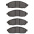 DFC 5000 Advanced Ceramic Front Brake Pads, Chevrolet City Express 2005-2025