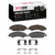 DFC 5000 Advanced Ceramic Front Brake Pads and Hardware Kit, Cadillac Escalade ESV 2005-2008