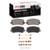 DFC 5000 Advanced Semi-Metallic Front Brake Pads and Hardware Kit, Renault R15 1971-1983