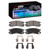 DFC 88-99 Dodge Stealth Rear 4000 HybriDynamic Brake Pads and Hardware Kit
