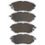 DFC 5000 Advanced Ceramic Front Brake Pads, Subaru Forester 2005-2021