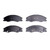 DFC 5000 Advanced Ceramic Front Brake Pads, Kia Spectra5 2004-2009
