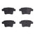 DFC 5000 Advanced Ceramic Rear Brake Pads, Ford Taurus X 2005-2009
