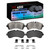 DFC 4000 HybriDynamic Front/Rear Brake Pads and Hardware Kit, American Coach Patriot 2006-2024