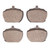 DFC 5000 Advanced Semi-Metallic Front Brake Pads, Rover 3500 1970-1981