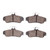 DFC 5000 Advanced Semi-Metallic Rear Brake Pads, Pontiac GTO 2004-2004