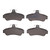 DFC 5000 Advanced Semi-Metallic Rear Brake Pads, Pontiac GTO 2004-2004
