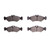 DFC 5000 Advanced Semi-Metallic Rear Brake Pads, Mercedes-Benz Sprinter 316 (Latin America) 2005-2005