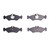 DFC 5000 Advanced Semi-Metallic Rear Brake Pads, Mercedes-Benz Sprinter 316 (Latin America) 2005-2005