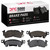 DFC 5000 Advanced Semi-Metallic Front Brake Pads, Buick GS 400 1967-2002
