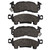 DFC 5000 Advanced Semi-Metallic Front Brake Pads, Buick GS 400 1967-2002