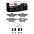 DFC 5000 Advanced Ceramic Front Brake Pads and Hardware Kit, Ford Escape 2005-2012