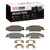 DFC 5000 Advanced Ceramic Rear Brake Pads and Hardware Kit, Cadillac STS 2003-2011