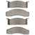 DFC 5000 Advanced Semi-Metallic Front Brake Pads, Ford Fairlane 1968-1973
