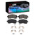 DFC 97-03 Subaru Forester Front 4000 HybriDynamic Brake Pads and Hardware Kit