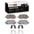 DFC 5000 Advanced Ceramic Rear Brake Pads and Hardware Kit, Buick Allure 2004-2016