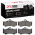 DFC 5000 Advanced Low-Metallic Front/Rear Brake Pads, Porsche 911 2002-2013