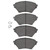 DFC 01-05 Mazda Miata Front 5000 Advanced Ceramic Brake Pads