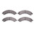 DFC 5000 Advanced Ceramic Rear Brake Pads, Chevrolet Express 3500 2003-2008