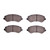 DFC 01-07 Chrysler Voyager Front 5000 Advanced Semi Metallic Brake Pads
