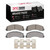 DFC 5000 Advanced Ceramic Front Brake Pads and Hardware Kit, Ford F-150 RWD 2010-2021