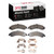 DFC 5000 Advanced Ceramic Rear Brake Pads and Hardware Kit, Cadillac Escalade EXT 2000-2006