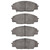 DFC 5000 Advanced Ceramic Front Brake Pads, Honda Civic Sedan 2006-2011