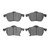 DFC 97-10 Saab 900 Front 5000 Advanced Low Metallic Brake Pads