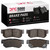 DFC 5000 Advanced Ceramic Rear Brake Pads, Hyundai Azera 1999-2010
