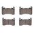 DFC 5000 Advanced Ceramic Front Brake Pads, Acura MDX 2021-2025