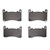 DFC 5000 Advanced Ceramic Front Brake Pads, Acura MDX 2021-2025