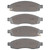 DFC 5000 Advanced Ceramic Front Brake Pads, Infiniti QX56 2004-2007