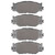 DFC 5000 Advanced Low-Metallic Front Brake Pads, Lexus IS250 2006-2015