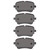 DFC 5000 Advanced Ceramic Rear Brake Pads, Audi Q7 2020-2025