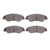 DFC 5000 Advanced Semi-Metallic Front Brake Pads, Kia Sportage (USA/Canada) 1998-2002