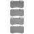 DFC 5000 Advanced Low-Metallic Rear Brake Pads, Mercedes-Benz SL55 AMG 2003-2013