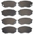 DFC 5000 Advanced Semi-Metallic Front Brake Pads, Mitsubishi Fuso FE 1995-2004