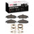 DFC 5000 Advanced Ceramic Front Brake Pads and Hardware Kit, Chevrolet Malibu 1997-2005