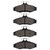 DFC 97-04 Daewoo Leganza Rear 5000 Advanced Semi Metallic Brake Pads